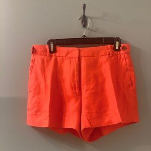 Orange Jcrew Shorts